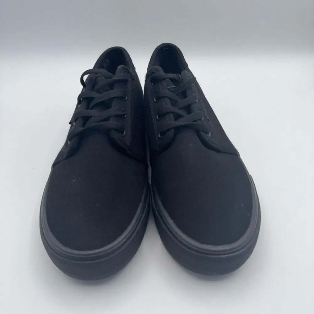 Fila Women's Classic Canvas Sneakers Black Low Top Athletic Shoes Size 7.5 US - Picture 3 of 8